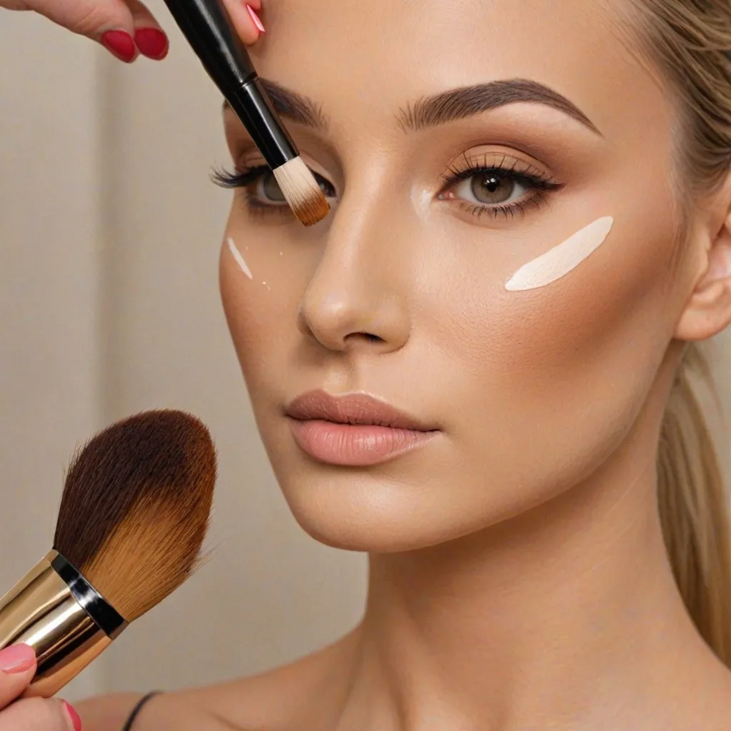 Jak zmniejszyć szeroki nos makijażem?