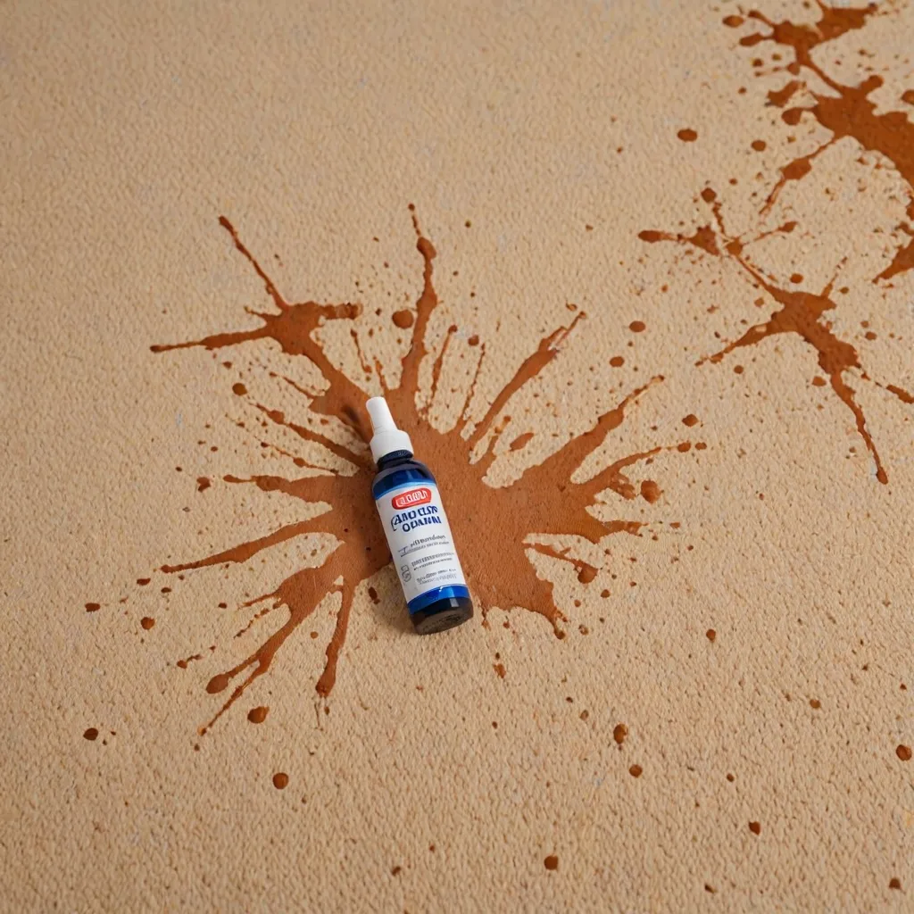 Jak usunąć plamę z podkładu?