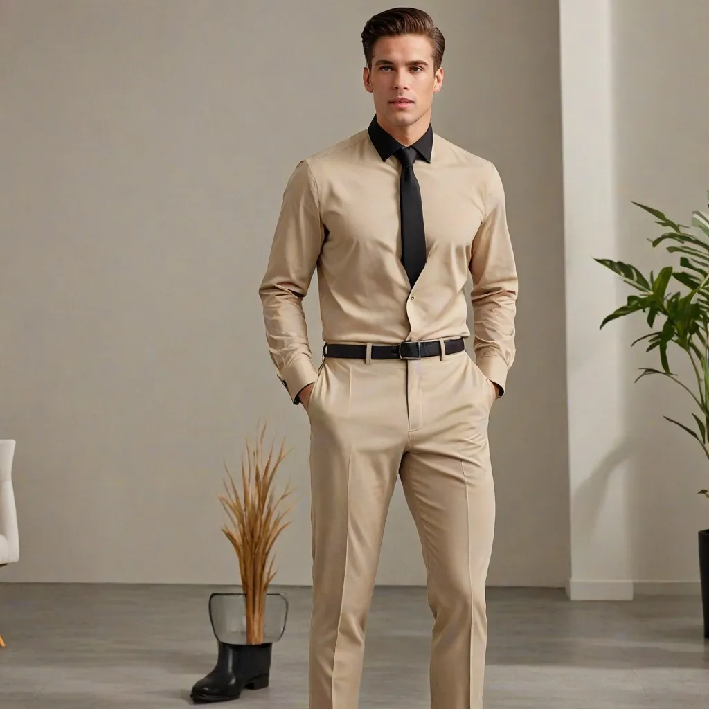 Jak dobrać spodnie do czarnej koszuli?