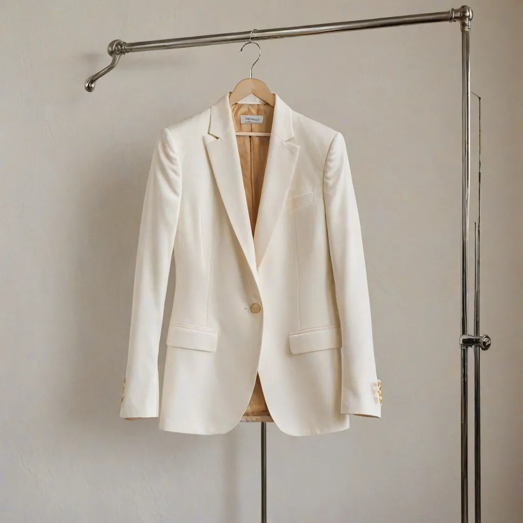 Jaką bluzkę założyć do białego garnituru?