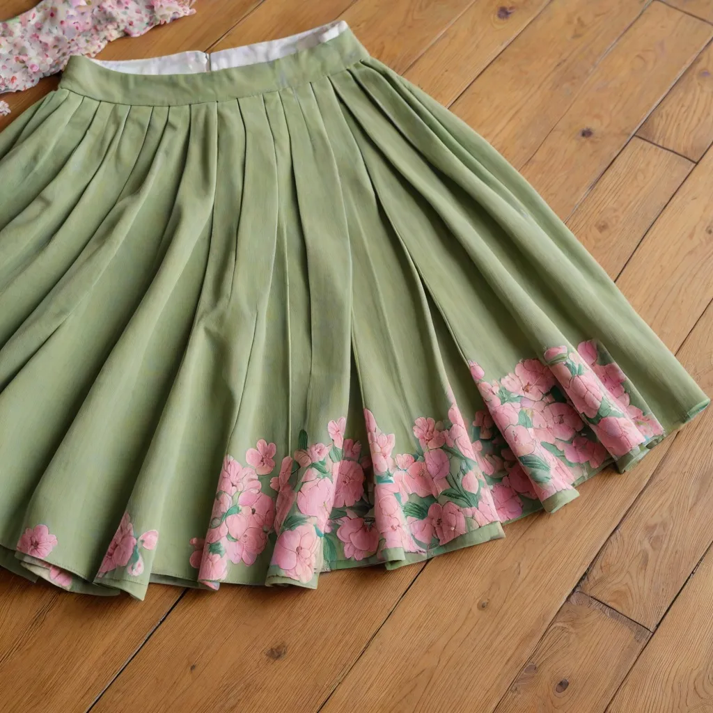 Jaką bluzkę ubrać do zielonej spódnicy?