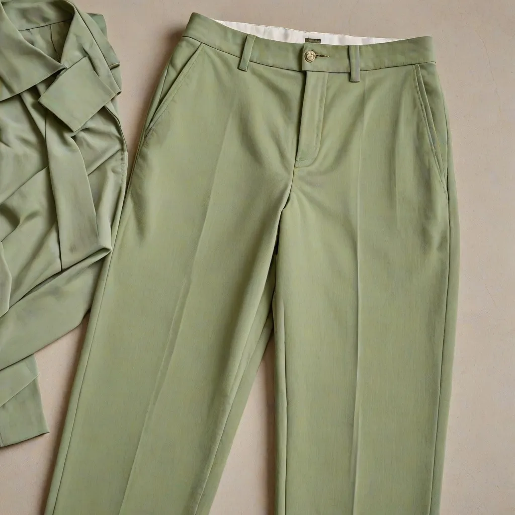 Jaka bluzka pasuje do zielonych spodni?